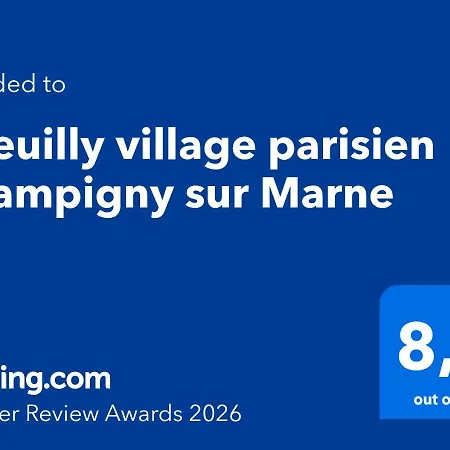 Lägenhet Coeuilly Village Parisien Sur Marne *